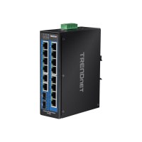 TRENDnet TI-G162 - Switch - unmanaged - 14 x 10/100/1000 + 2 x Gigabit SFP