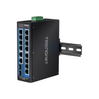 TRENDnet TI-G162 - Switch - unmanaged - 14 x 10/100/1000 + 2 x Gigabit SFP