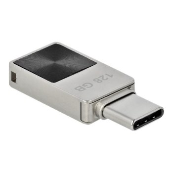 Delock 54085 - 128 GB - USB tipo-C - 3.2 Gen 1 (3.1 Gen 1) - 100 MB/s - Senza coperchio - Argento