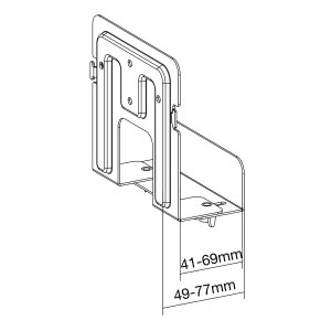 InLine Klammer - für Media Player / Mini-PC