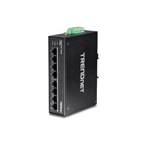 TRENDnet TI-PG80 - Switch - unmanaged - 8 x 100/1000/10000 - an DIN-Schiene montierbar, wandmontierbar - PoE+ (200 W)