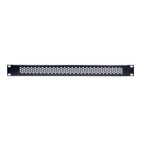 Inter-Tech IPC 19" Lochblende 1HE 45x482x11mm RAL 9005 - Accessori per lalimentazione