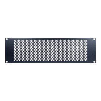 Inter-Tech IPC 19" Lochblende 3HE 134x482x11mm RAL 9005 - Accessori per lalimentazione