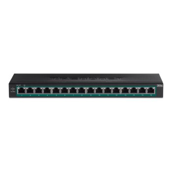 TRENDnet TPE TG160H - Switch - 16 x 10/100/1000 (PoE+)