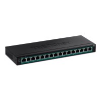 TRENDnet TPE TG160H - Switch - 16 x 10/100/1000 (PoE+)