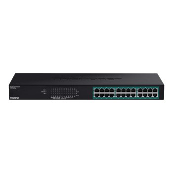 TRENDnet TPE TG240g - Switch - 24 x 10/100/1000 (PoE+)