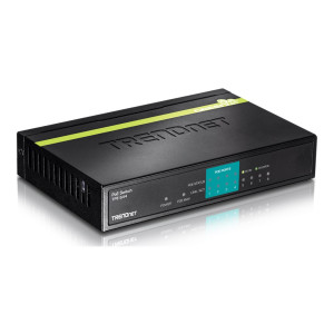 TRENDnet TPE-S44 - Switch - 4 x 10/100 (PoE) + 4 x 10/100