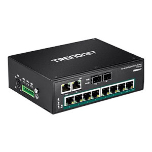 TRENDnet TI-PG102 - Switch - unmanaged - 8 x 10/100/1000 (PoE+)