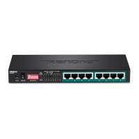 TRENDnet TPE LG80 - Switch - unmanaged - 8 x 10/100/1000 (PoE+)