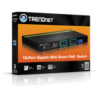 TRENDnet TPE 1620WS 16-Port Gigabit Web Smart PoE+ Switch