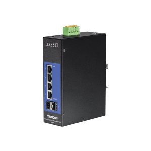 TRENDnet TI-G642I - Switch - managed - 4 x 10/100/1000 + 2 x Gigabit SFP