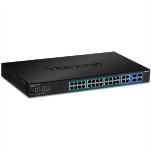 TRENDnet TPE 5028WS - Switch - Smart - 24 x 10/100/1000...