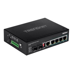 TRENDnet TI-PG62 - Switch - unmanaged - 4 x 10/100/1000...