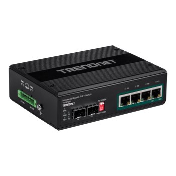 TRENDnet TI-PG62B - Switch - unmanaged - 4 x 10/100/1000 (PoE+)