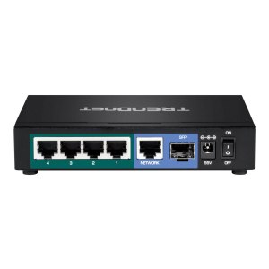 TRENDnet TPE TG611 - Switch - 4 x 10/100/1000 (PoE+) + 1...