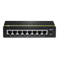 TRENDnet TPE TG80G GREENnet PoE+ Switch - Switch - 8 x 10/100/1000 (PoE+)