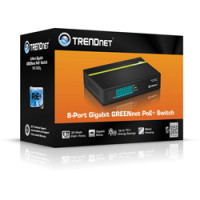 TRENDnet TPE TG80G GREENnet PoE+ Switch - Switch - 8 x 10/100/1000 (PoE+)