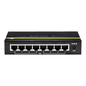 TRENDnet TPE TG82G - Switch - 8 x 10/100/1000 (PoE+)