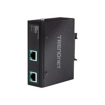 TRENDnet TI-E100 Gigabit PoE+ Extender - Netzwerkextender - GigE - 10Base-T, 100Base-TX, 1000Base-T - bis zu 100 m - TAA-konform