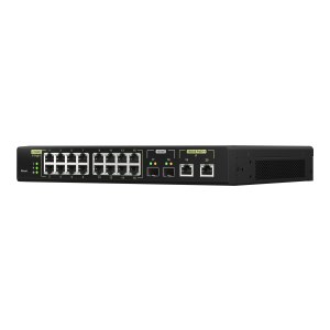 QNAP QSW-M2116P-2T2S - Gestito - L2 - 2.5G Ethernet - Full duplex - Supporto Power over Ethernet (PoE) - Montaggio rack