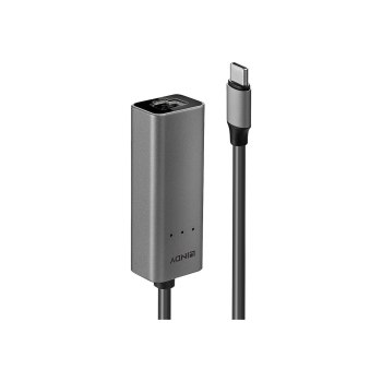 Lindy Netzwerkadapter - USB-C 3.1 - 10M/100M/1G/2,5 Gigabit Ethernet