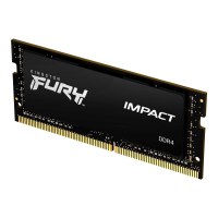 Kingston FURY Impact - DDR4 - Modul - 32 GB - SO DIMM 260-PIN - 3200 MHz / PC4-25600 - CL20 - 1.2 V - ungepuffert - non-ECC - Schwarz