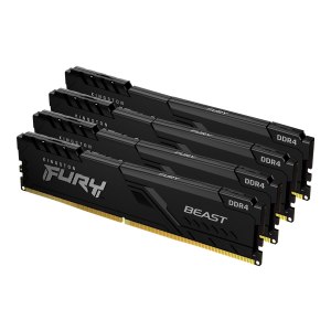 Kingston 64GB DDR4-3200MHz CL16 DIMM Kit of 4 FURY Beast...