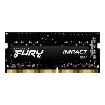 Kingston FURY Impact - DDR4 - Modul - 8 GB - SO DIMM 260-PIN - 3200 MHz / PC4-25600 - CL20 - 1.2 V - ungepuffert - non-ECC - Schwarz