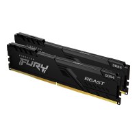 Kingston FURY Beast - DDR4 - Kit - 16 GB: 2 x 8 GB - DIMM 288-PIN - 2666 MHz / PC4-21300 - CL16 - 1.2 V - ungepuffert - non-ECC - Schwarz