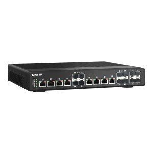QNAP QSW-IM1200-8C - Switch - managed - 4 x 10 Gigabit SFP+ + 8 x combo 10 Gigabit SFP+/RJ-45