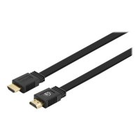 Manhattan HDMI Cable with Ethernet (Flat), 4K@60Hz (Premium High Speed)