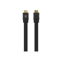 Manhattan HDMI Cable with Ethernet (Flat), 4K@60Hz (Premium High Speed)