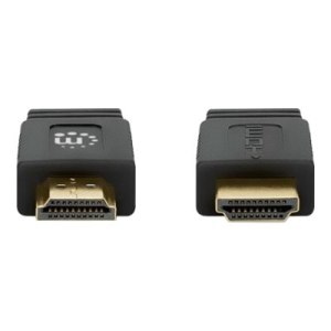 Manhattan HDMI Cable with Ethernet (Flat), 4K@60Hz...