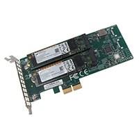 Fujitsu PDUAL CP100 - Laufwerksschachtadapter - Erweiterungsschlitz auf 2 x M.2 - M.2 Card - PCIe - für PRIMERGY RX2530 M6, RX2540 M6