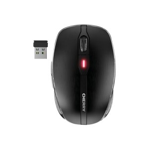 Cherry MW 8C Advanced - Maus - ergonomisch - optisch - 6 Tasten - kabellos - 2.4 GHz, Bluetooth 4.0 - kabelloser Empfänger (USB)