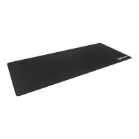 IC Intracom Manhattan XXL Gaming Mousepad Smooth Top Surface Mat, Micro-textured surface for ultra-high precision with optical and laser mice (800x350x3mm), Non Slip Rubber Base, Water Resistant, Stitched Edges, Black, Lifetime Warranty