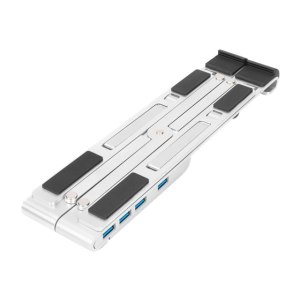 DIGITUS Variabler Notebook-Ständer mit integriertem USB-C Hub, 5-Port