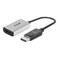 Lindy Adapterkabel - USB-C (nur Spannung), DisplayPort zu HDMI weiblich - 11 cm - Grau - USB-Strom, aktiver Signalwandler, unterstützt 8K 60 Hz (7680 x 4320)