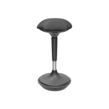 DIGITUS Ergonomic Stool / Standing Aid, Height-Adjustable with Gas Pressure Spring