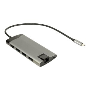 Inter-Tech Argus GDC-802 - Dockingstation - USB-C 3.1 - HDMI