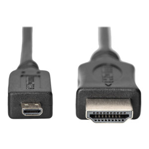 DIGITUS HDMI 4K Anschlusskabel Typ D - A St/St 2.0m schwarz