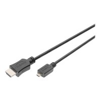 DIGITUS 4K HDMI® High-Speed Connecting Cable, Type D to Type A