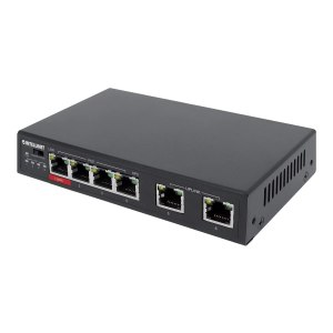 IC Intracom 6-Port Fast Ethernet Switch 4 PoE-Ports -...