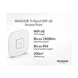 Netgear WAX630E - Radio access point