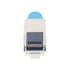 Intellinet Cat8.1 40G Shielded Toolless RJ45 Modular Field Termination Plug, For Easy and Quick High-quality Cable Assembly, Ideal for Data Centers, STP, for Solid & Stranded Wire, Gold-plated Contacts, Metal Housing