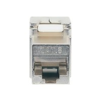 Intellinet Cat8.1 40G Shielded Toolless Keystone Jack, For Easy and Quick Snap-in Deployment, Ideal for Data Centers, STP, for Solid & Stranded Wire, Gold-plated Contacts, Metal Housing - Netzwerkanschluss - RJ-45 (W) - STP - CAT 8.1 - IEEE 802.3bt - Keys