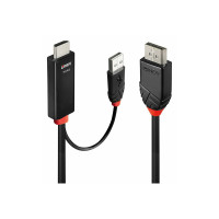 Lindy Adapter cable - HDMI, USB (power only) male to DisplayPort male