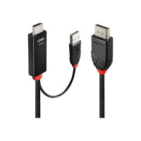 Lindy Adapter cable - HDMI, USB (power only) male to DisplayPort male