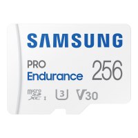 Samsung PRO Endurance MB-MJ256KA - Flash-Speicherkarte (microSDXC-an-SD-Adapter inbegriffen)