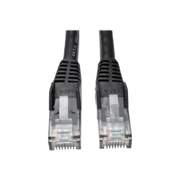 Tripp 5ft Cat6 Gigabit Snagless Molded Patch Cable RJ45 M/M Black 5